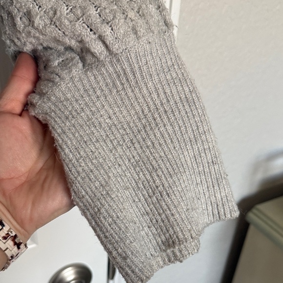 Universal Thread Light Gray Knit Cardigan, 3X - Picture 7 of 9